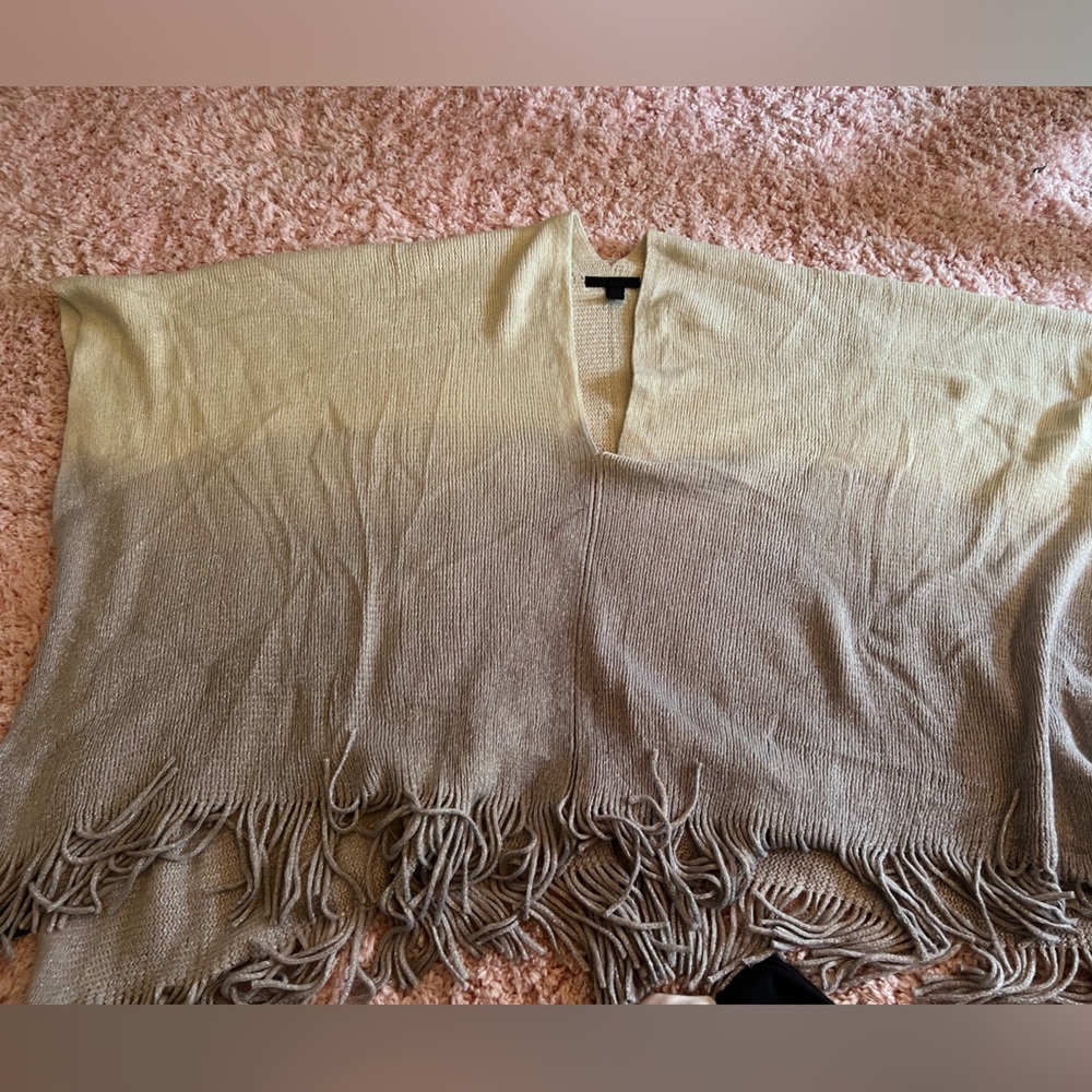 Sparkly dress poncho